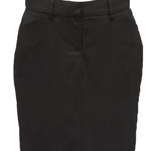 Express Editor Black Pin Stripe Pencil Skirt Size0